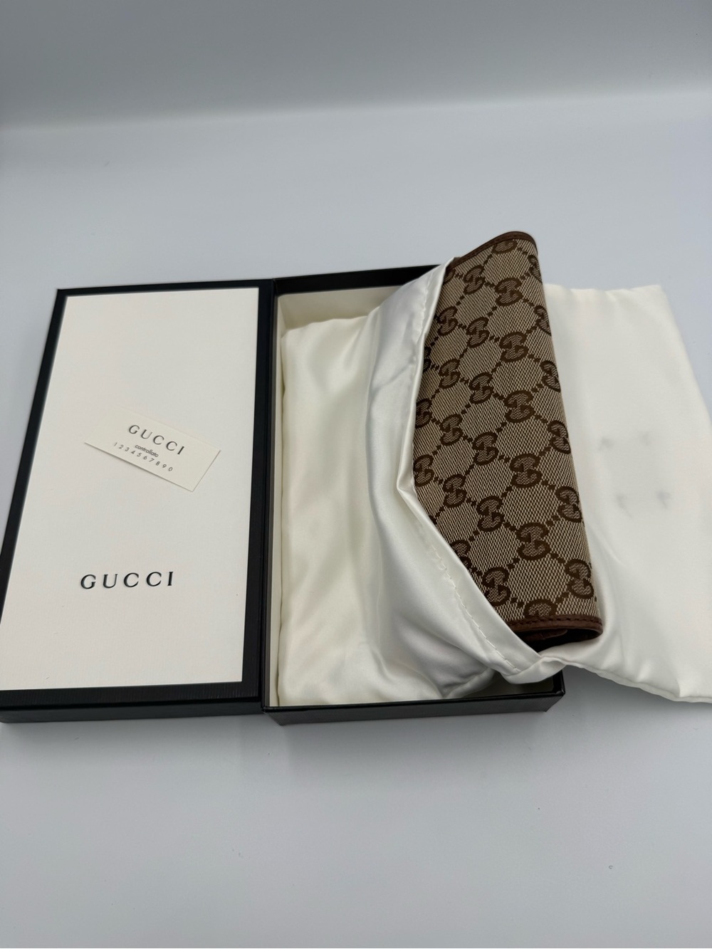 Gucci Original GG Canvas Continental Wallet 346058 KY9LG Beige Brown Vintage - Picture 8 of 17